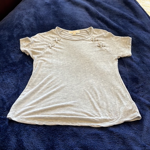 Michael Kors Grey Pullover Tee - Picture 2 of 4